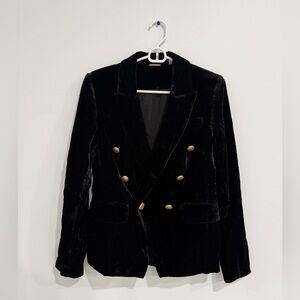 Tahari velvet blazer